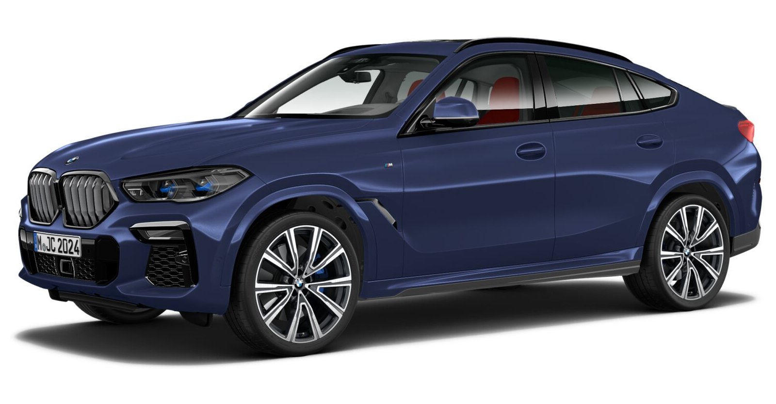 BMW BMW X in Blau von vorne BMW BMW X in Blau von vorne