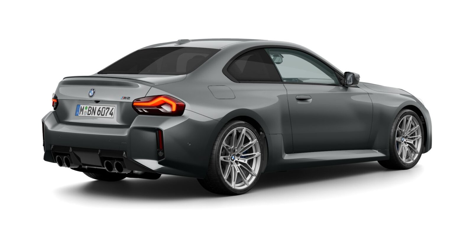 BMW BMW M in Grau von hinten BMW BMW M in Grau von hinten