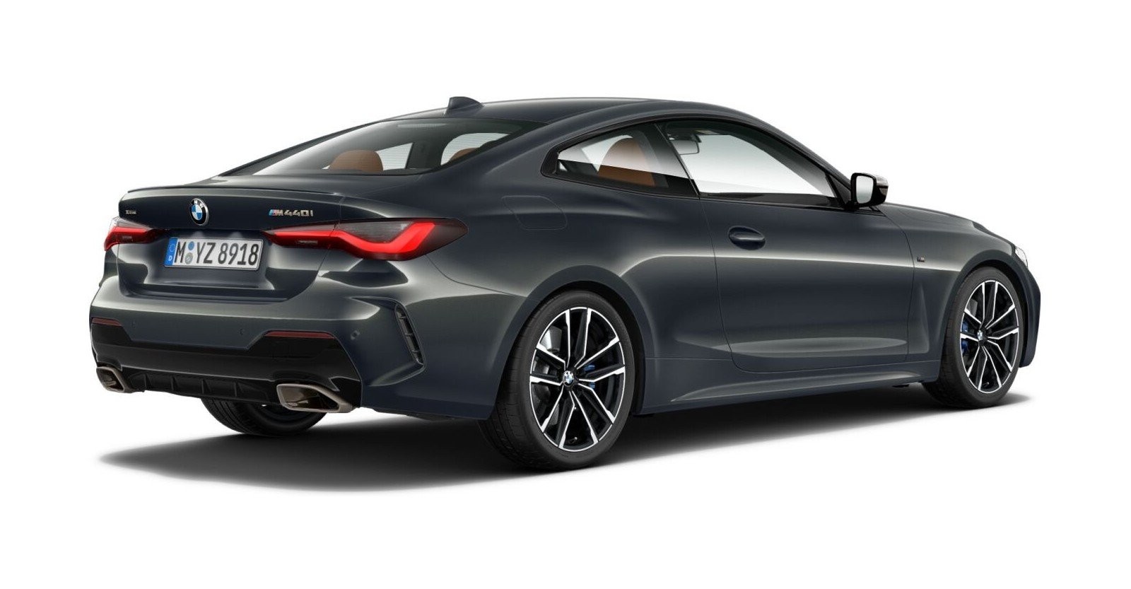 BMW BMW 4er in Grau von hinten BMW BMW 4er in Grau von hinten