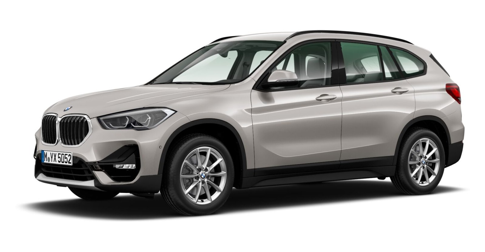 BMW BMW X in Silber von vorne BMW BMW X in Silber von vorne
