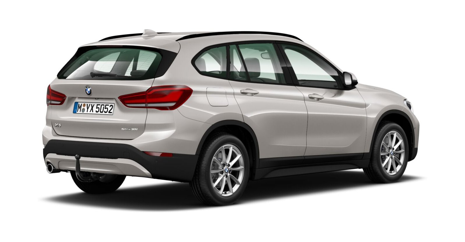 BMW BMW X in Silber von hinten BMW BMW X in Silber von hinten