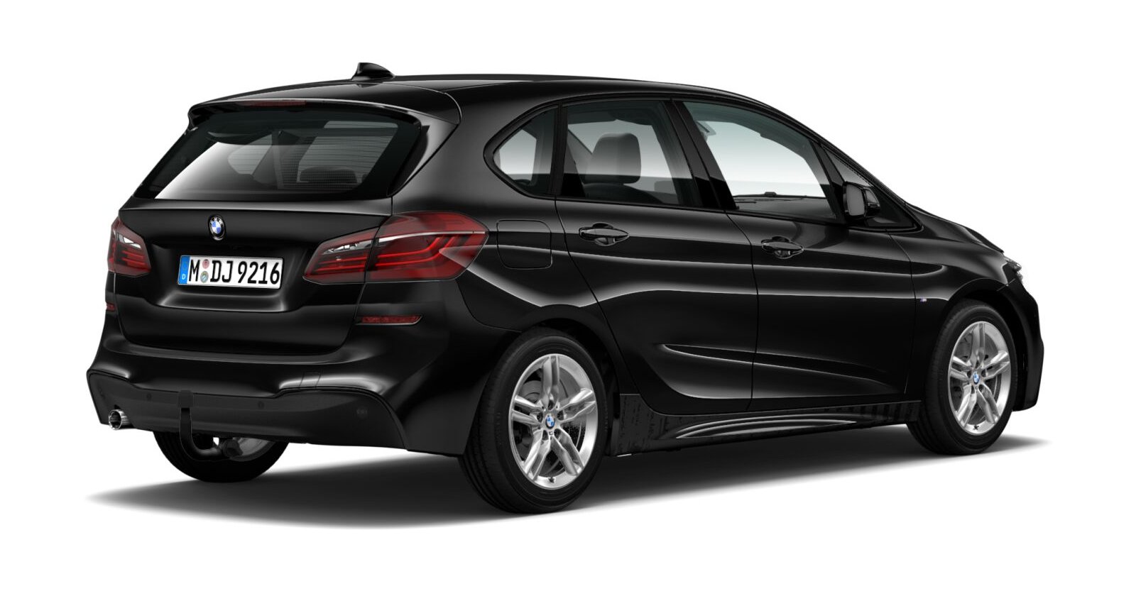 BMW BMW 2er in Schwarz von hinten BMW BMW 2er in Schwarz von hinten