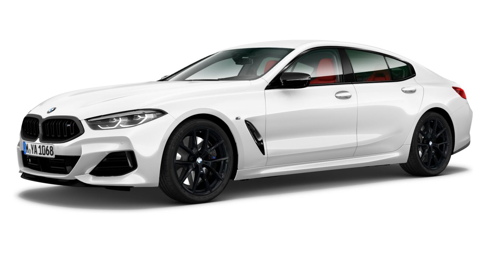 BMW BMW 8er in Weiß von vorne BMW BMW 8er in Weiß von vorne