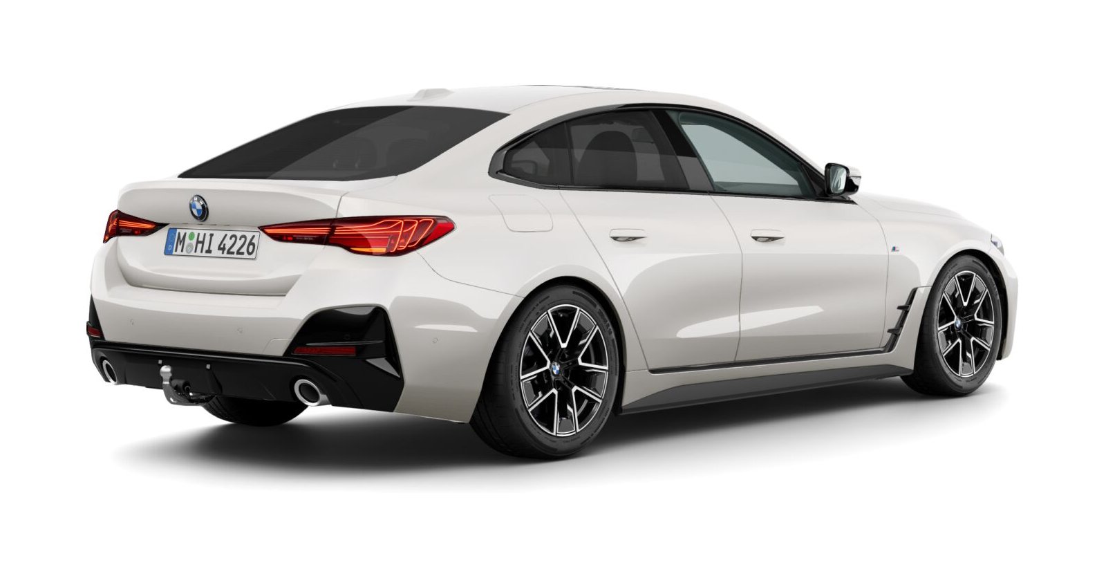 BMW BMW 4er in Weiß von hinten