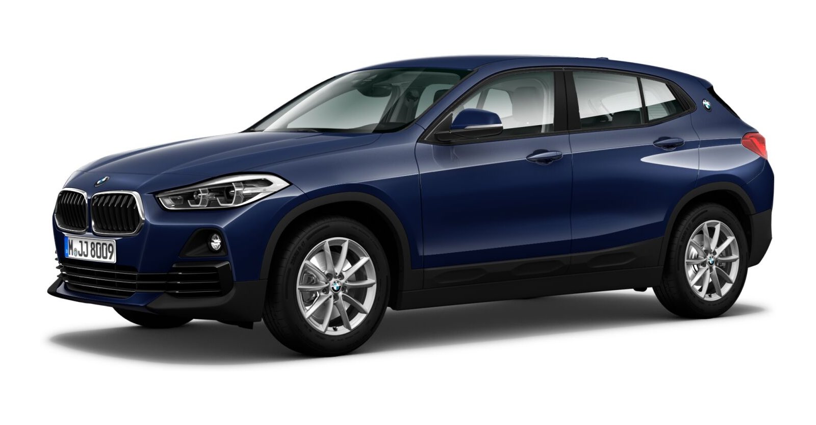 BMW BMW X in Blau von vorne BMW BMW X in Blau von vorne