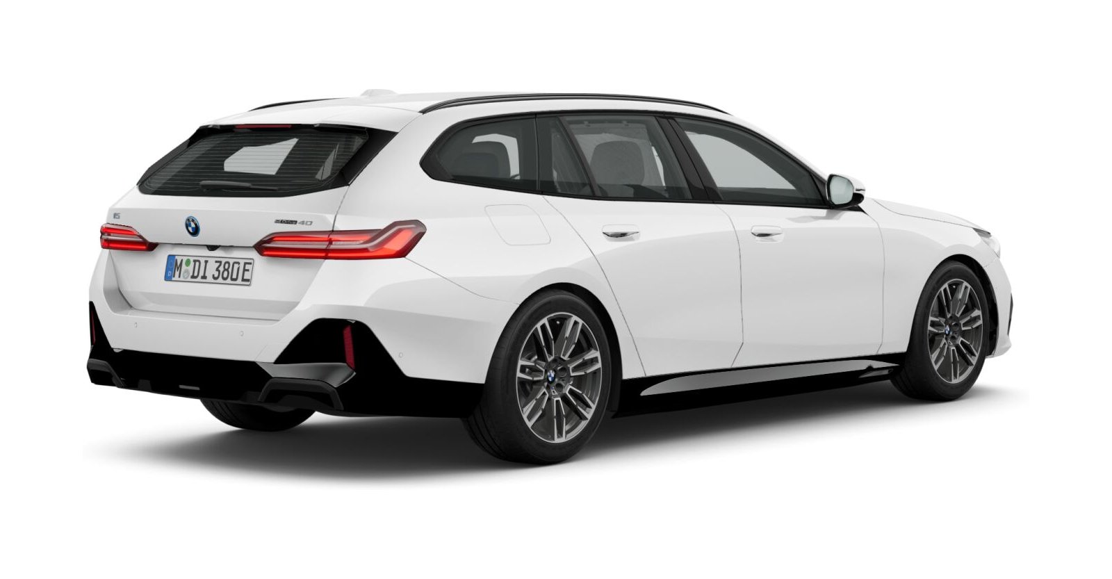 BMW BMW I in Weiß von hinten