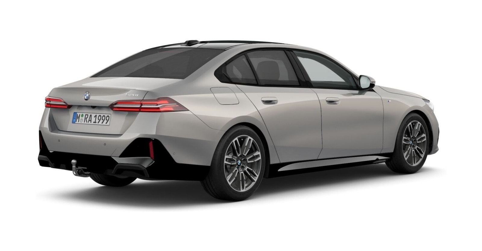 BMW BMW 5er in Grau von hinten BMW BMW 5er in Grau von hinten