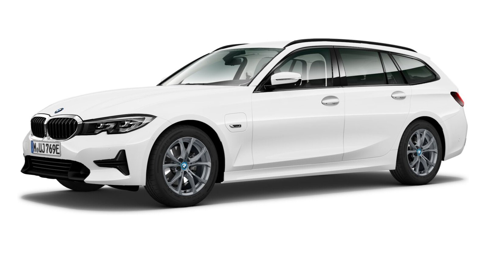 BMW BMW 3er in Weiß von vorne BMW BMW 3er in Weiß von vorne