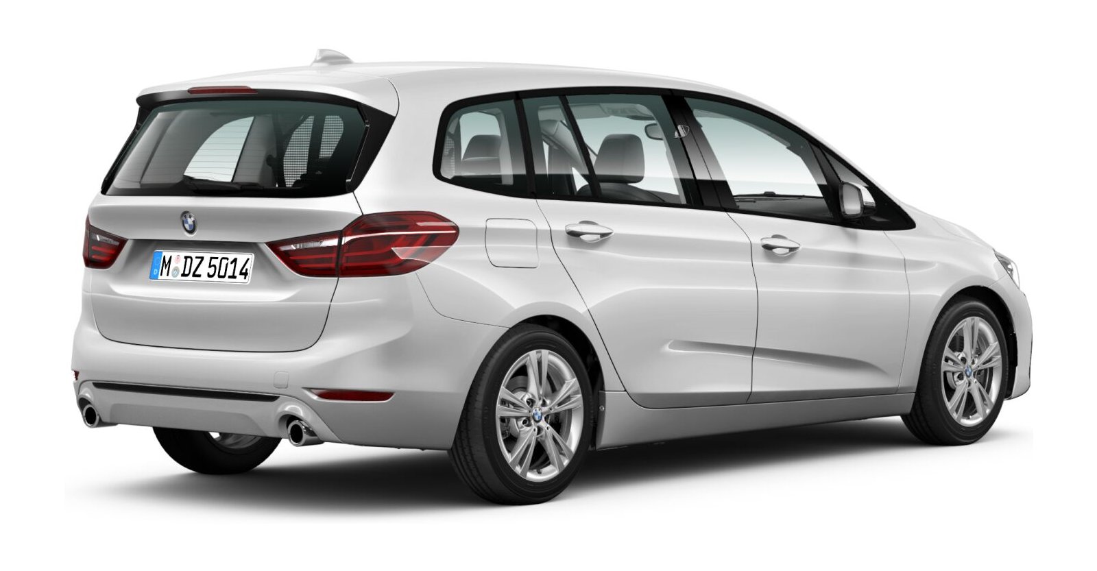 BMW BMW 2er in Weiß von hinten BMW BMW 2er in Weiß von hinten