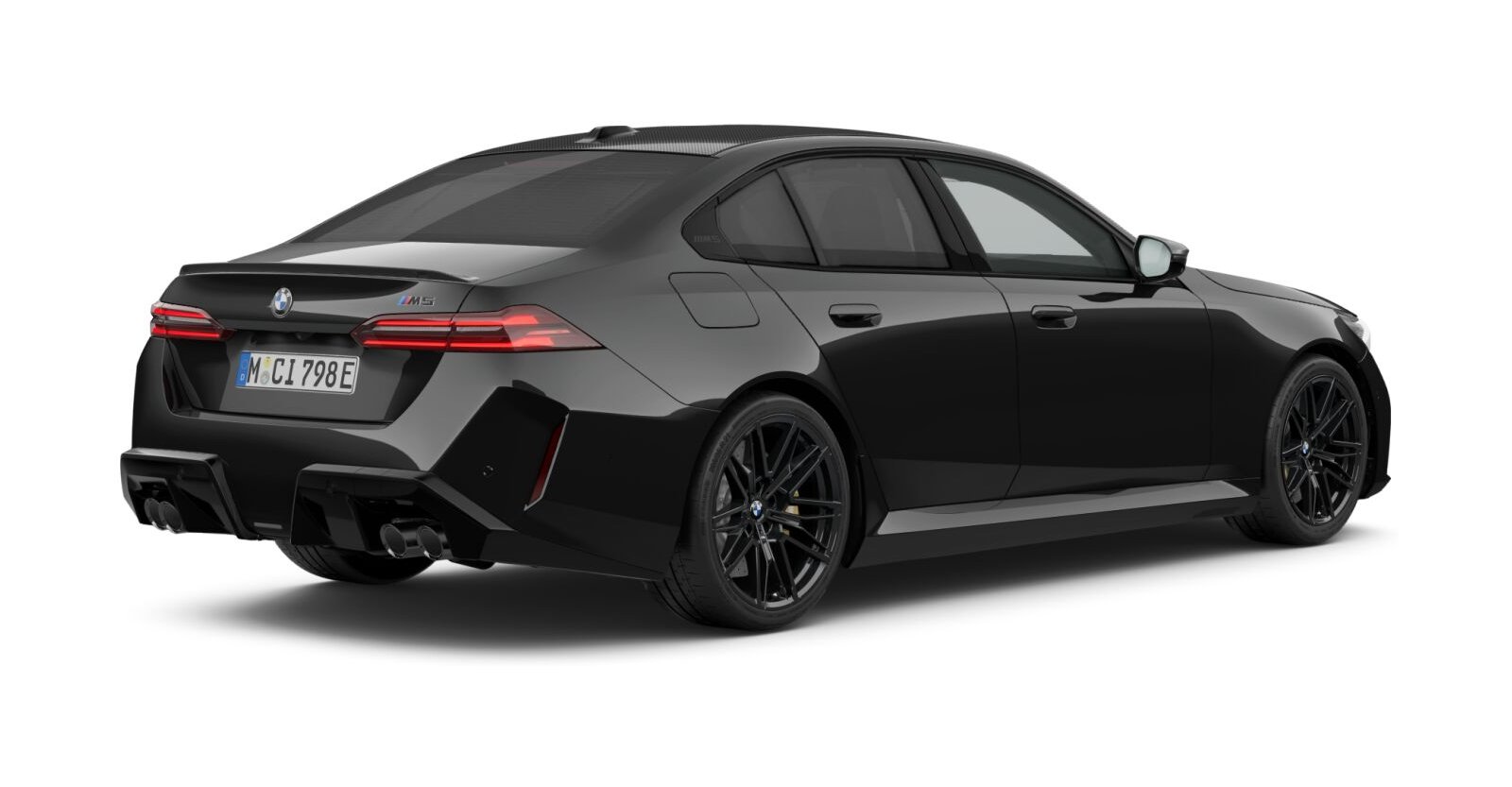 BMW BMW M in Schwarz von hinten BMW BMW M in Schwarz von hinten