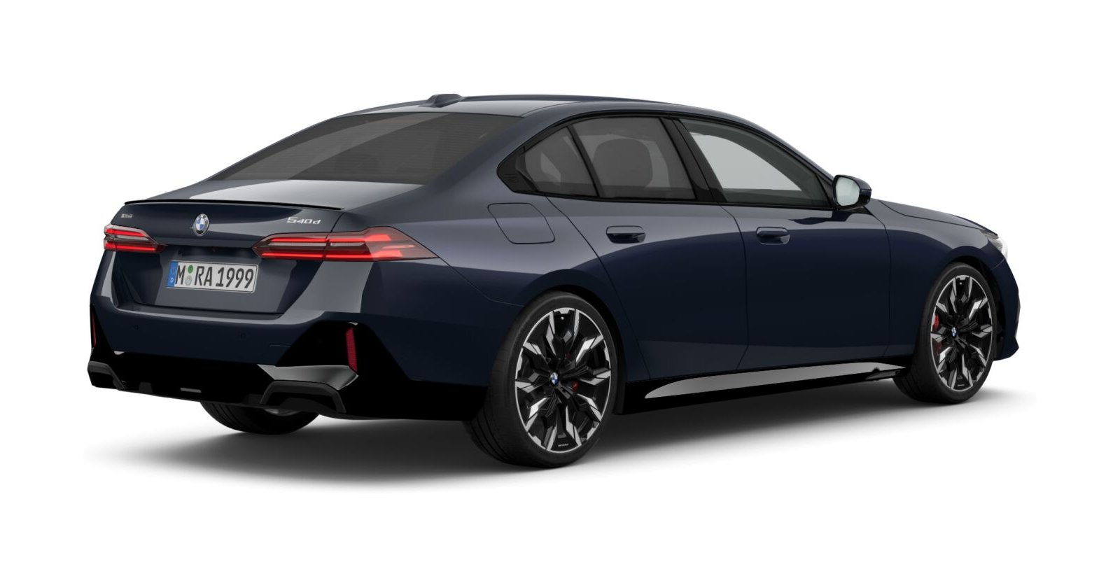 BMW BMW 5er in Schwarz von hinten BMW BMW 5er in Schwarz von hinten