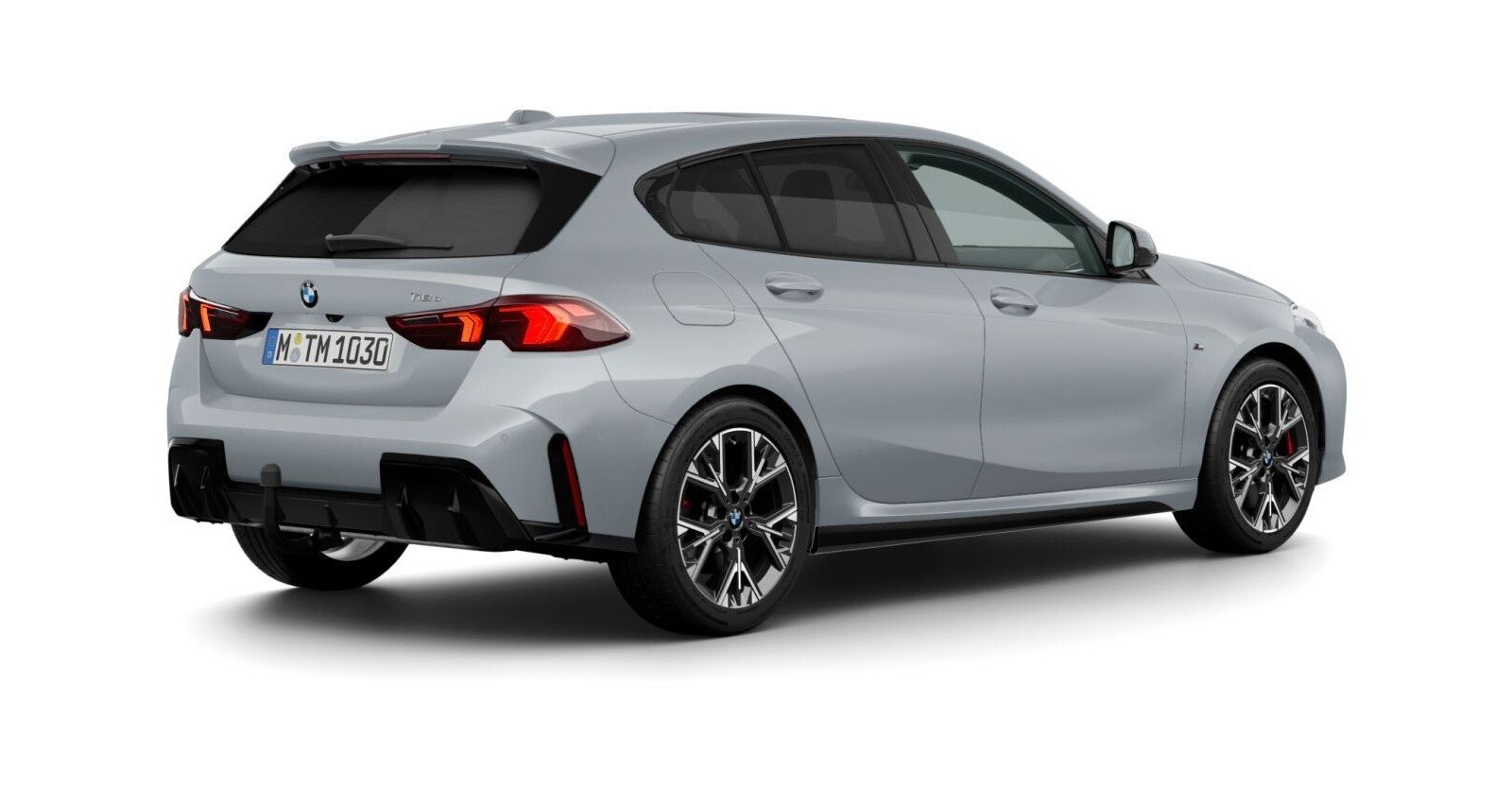 BMW BMW 1er in Grau von hinten BMW BMW 1er in Grau von hinten
