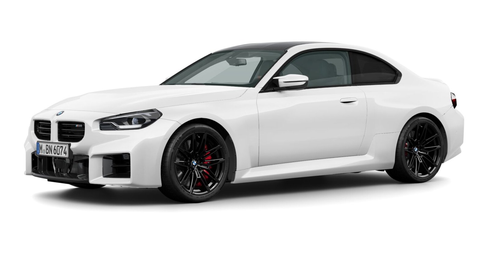 BMW M2 Coupé in Weiß von vorne BMW M2 Coupé in Weiß von vorne