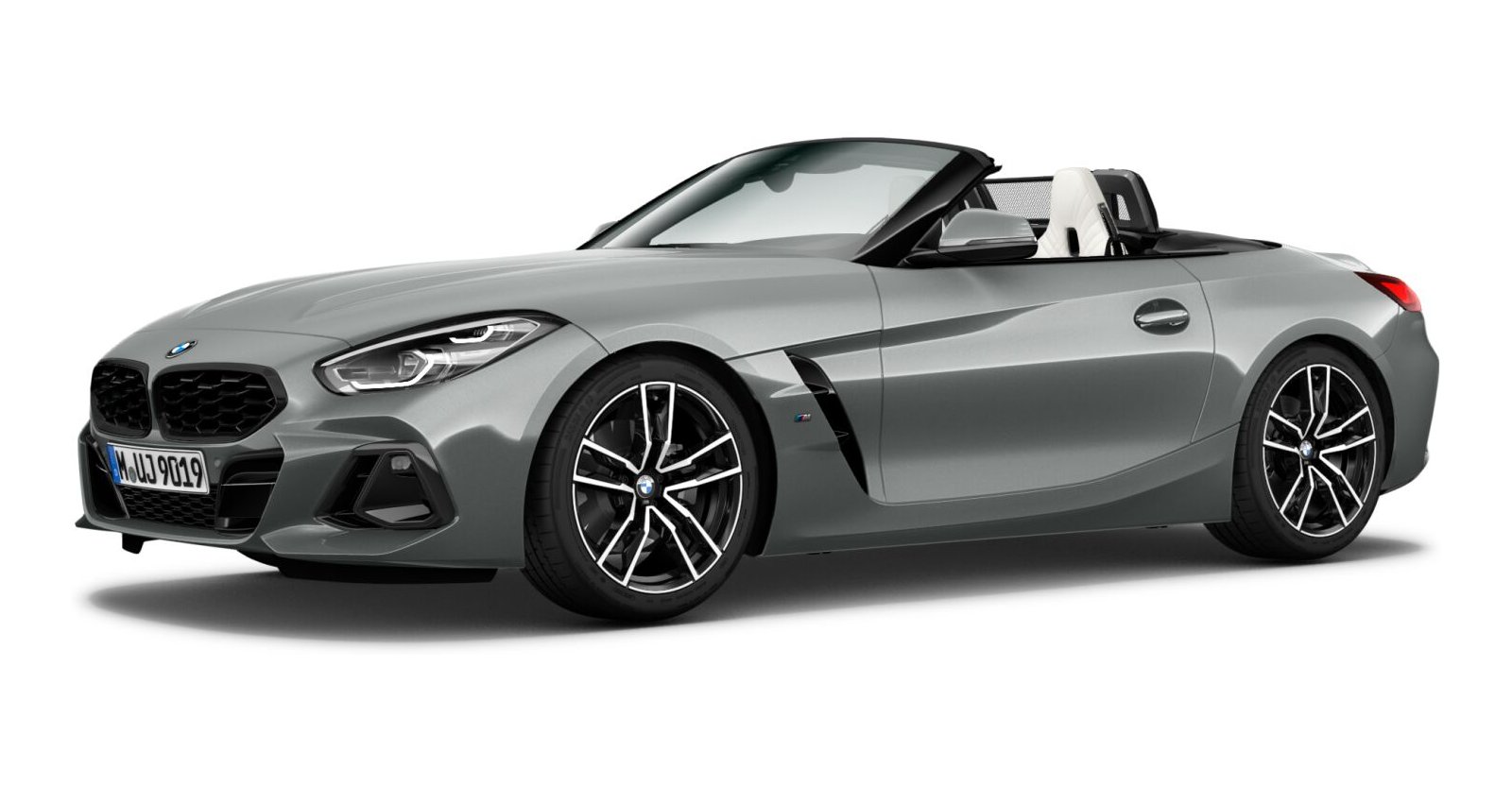 BMW Z4 sDrive30i in Grau von vorne BMW Z4 sDrive30i in Grau von vorne