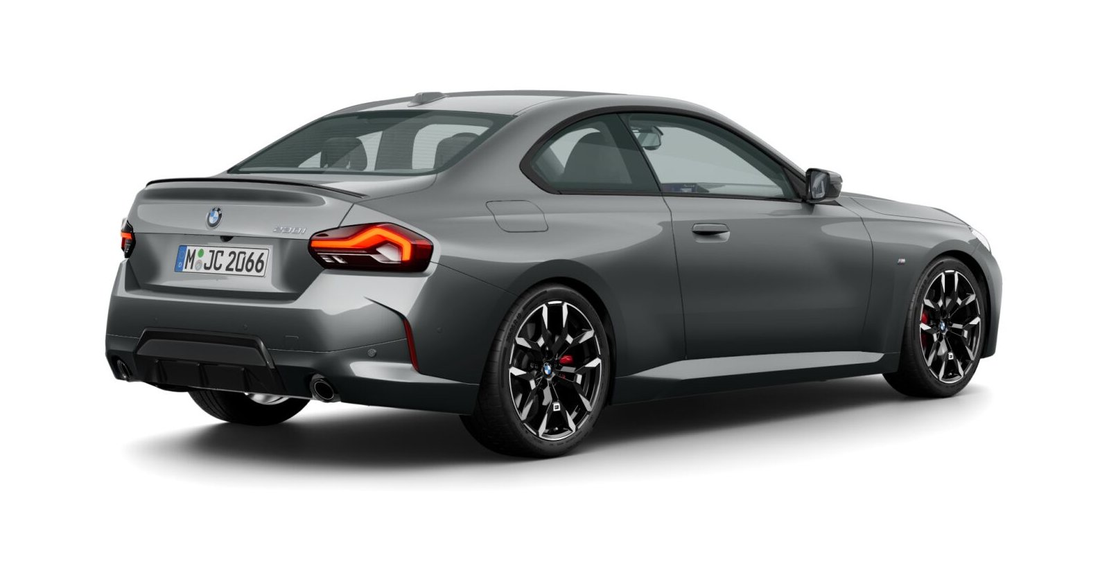 BMW BMW 2er in Grau von hinten BMW BMW 2er in Grau von hinten