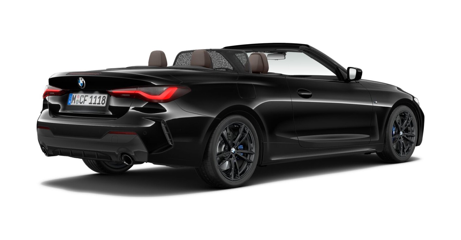 BMW BMW 4er in Schwarz von hinten BMW BMW 4er in Schwarz von hinten