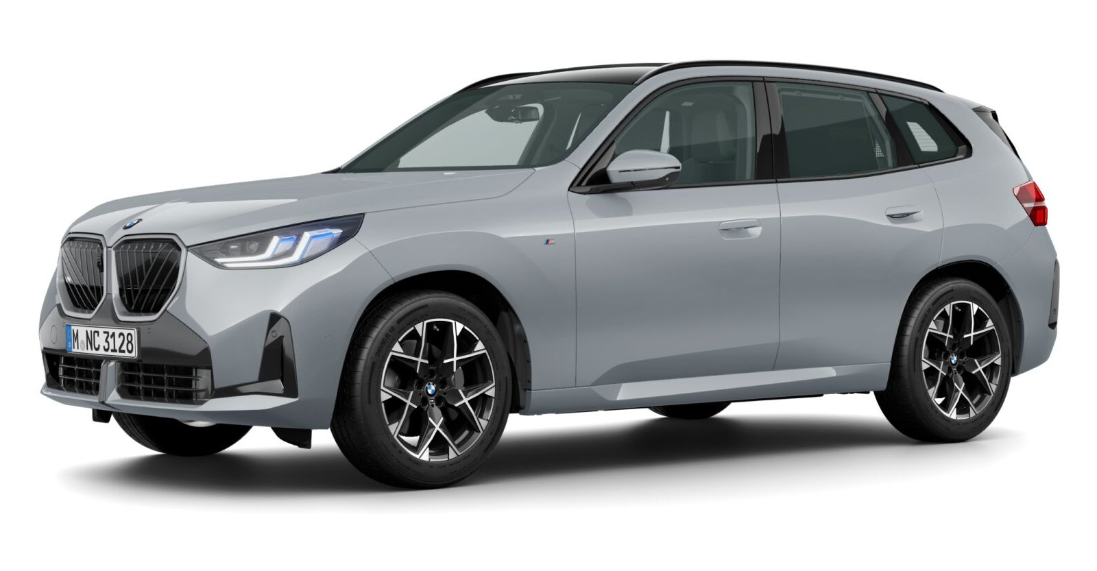 BMW X3 40d xDrive in Grau von vorne