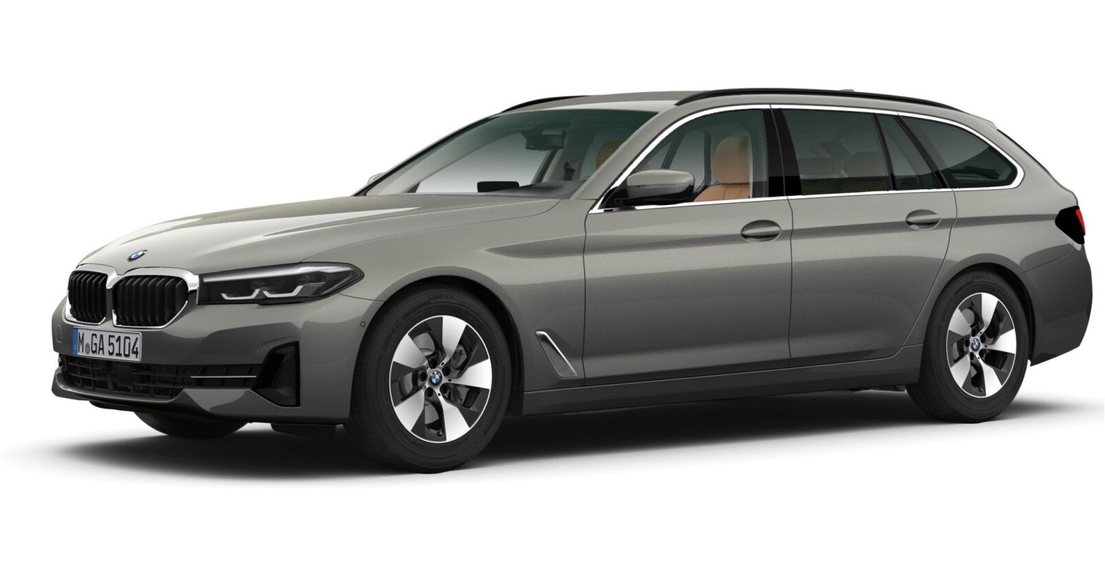 BMW BMW 5er in Grau von vorne BMW BMW 5er in Grau von vorne