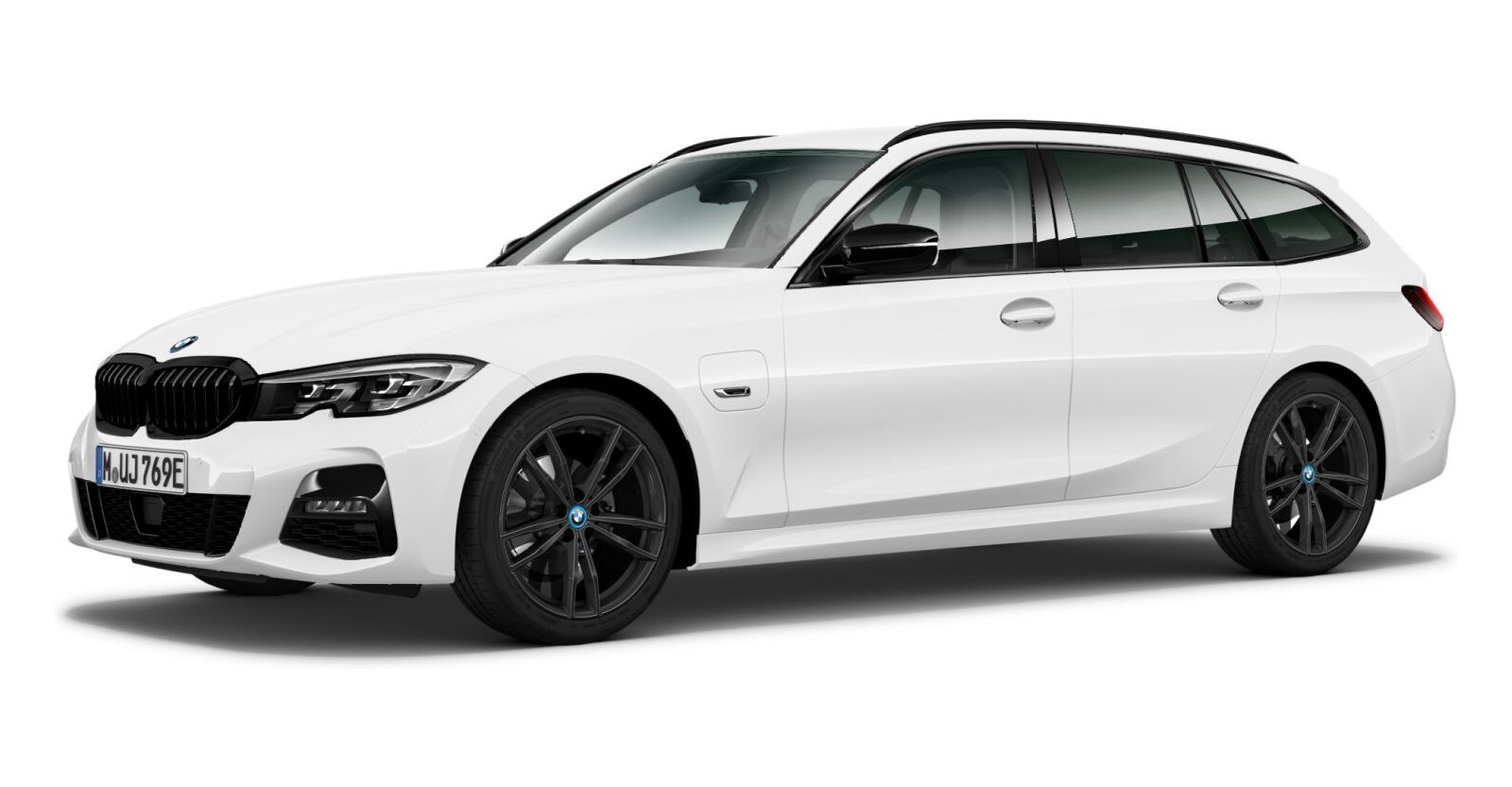 BMW BMW 3er in Weiß von vorne BMW BMW 3er in Weiß von vorne