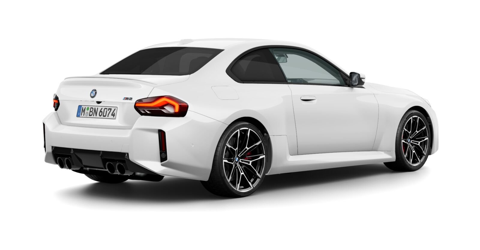 BMW BMW M in Weiß von hinten