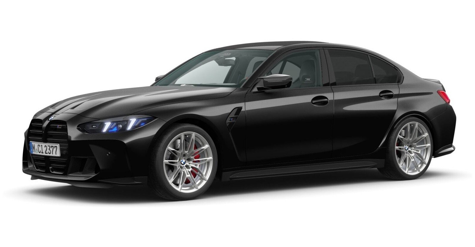 BMW BMW M in Schwarz von vorne BMW BMW M in Schwarz von vorne