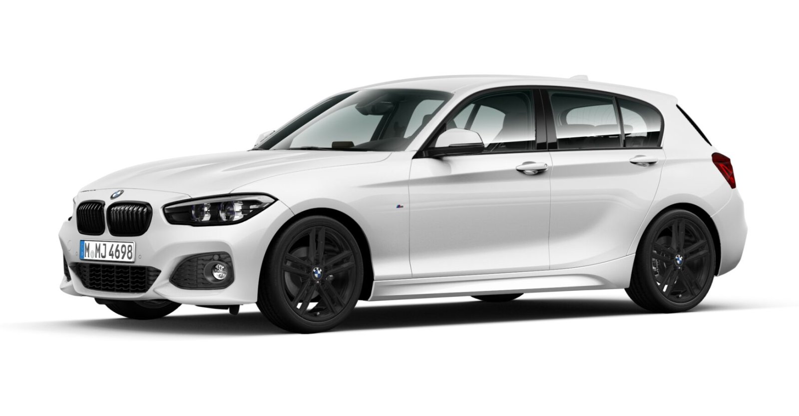 BMW BMW 1er in Weiß von vorne BMW BMW 1er in Weiß von vorne