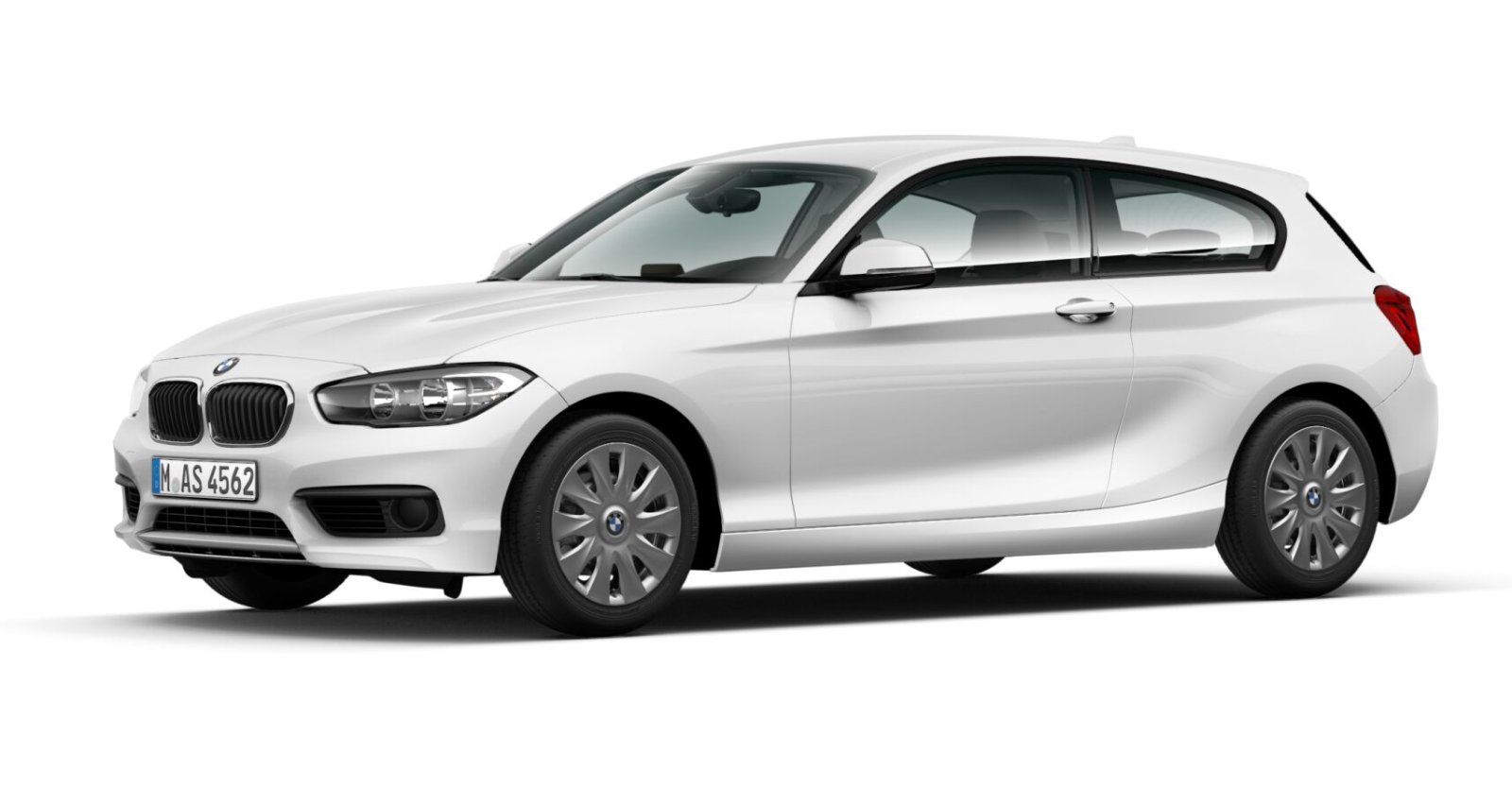 BMW BMW 1er in Weiß von vorne BMW BMW 1er in Weiß von vorne