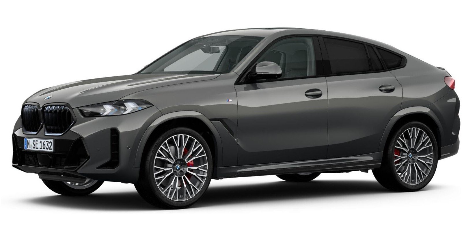 BMW X6 xDrive30d M Sport in Grau von vorne BMW X6 xDrive30d M Sport in Grau von vorne