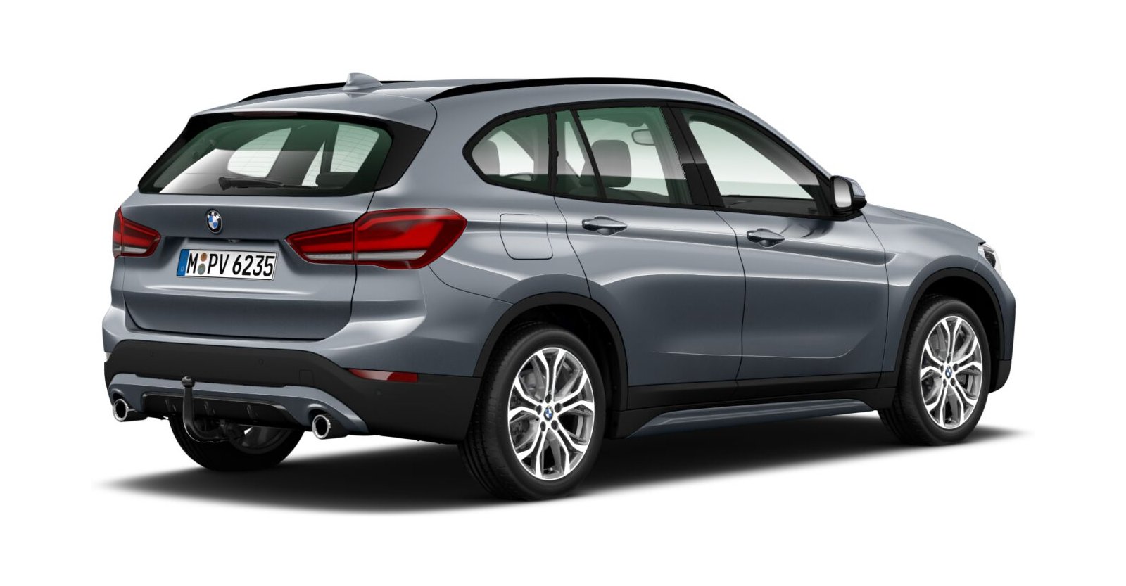 BMW BMW X in Grau von hinten BMW BMW X in Grau von hinten