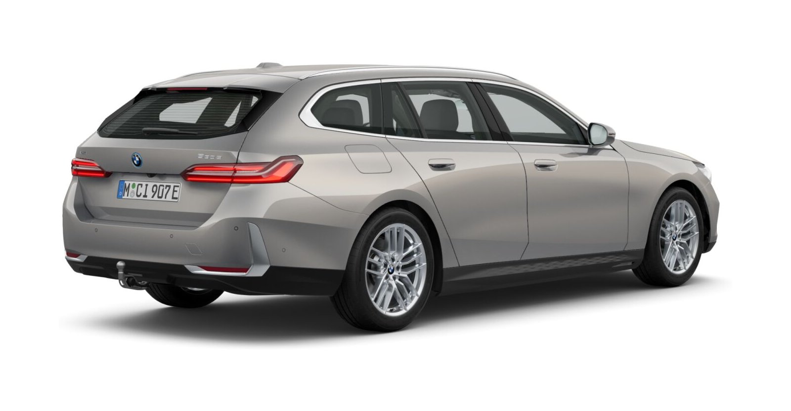 BMW BMW 5er in Grau von hinten BMW BMW 5er in Grau von hinten