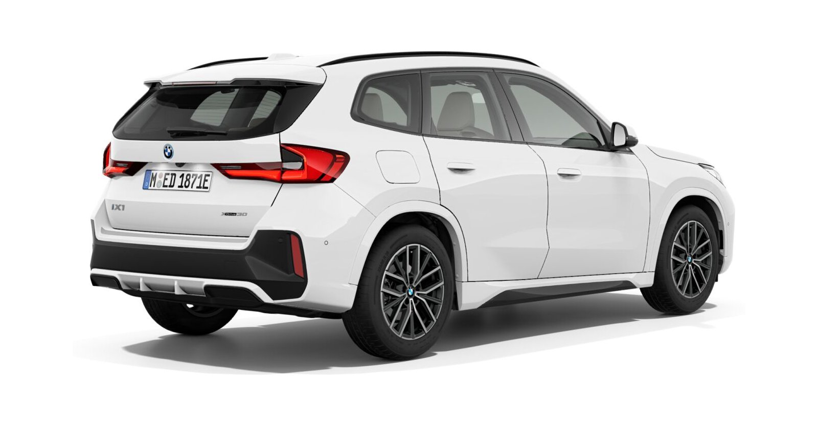 BMW BMW I in Weiß von hinten