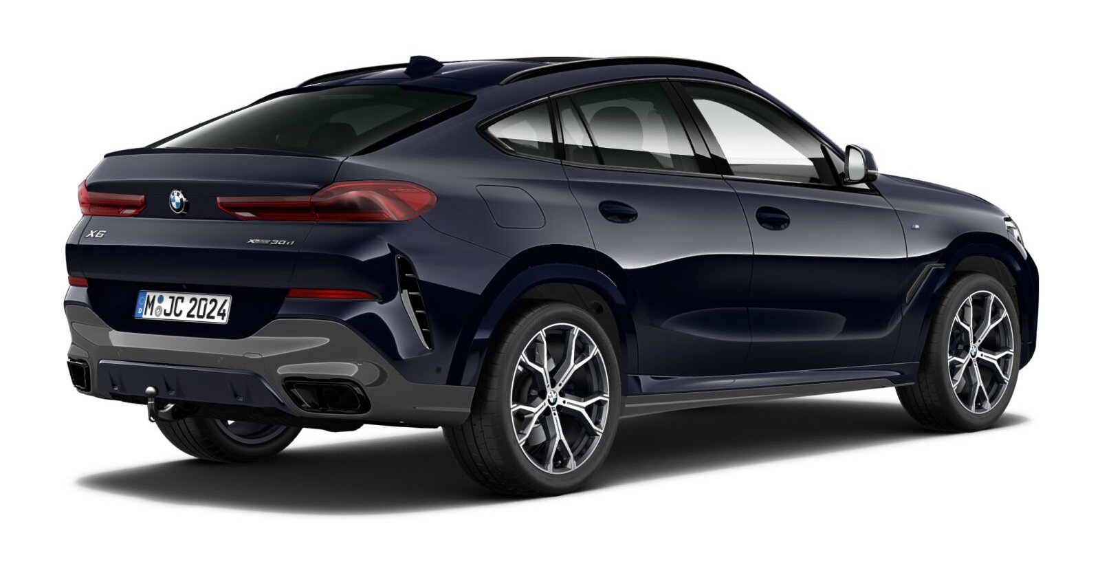 BMW BMW X in Schwarz von hinten BMW BMW X in Schwarz von hinten