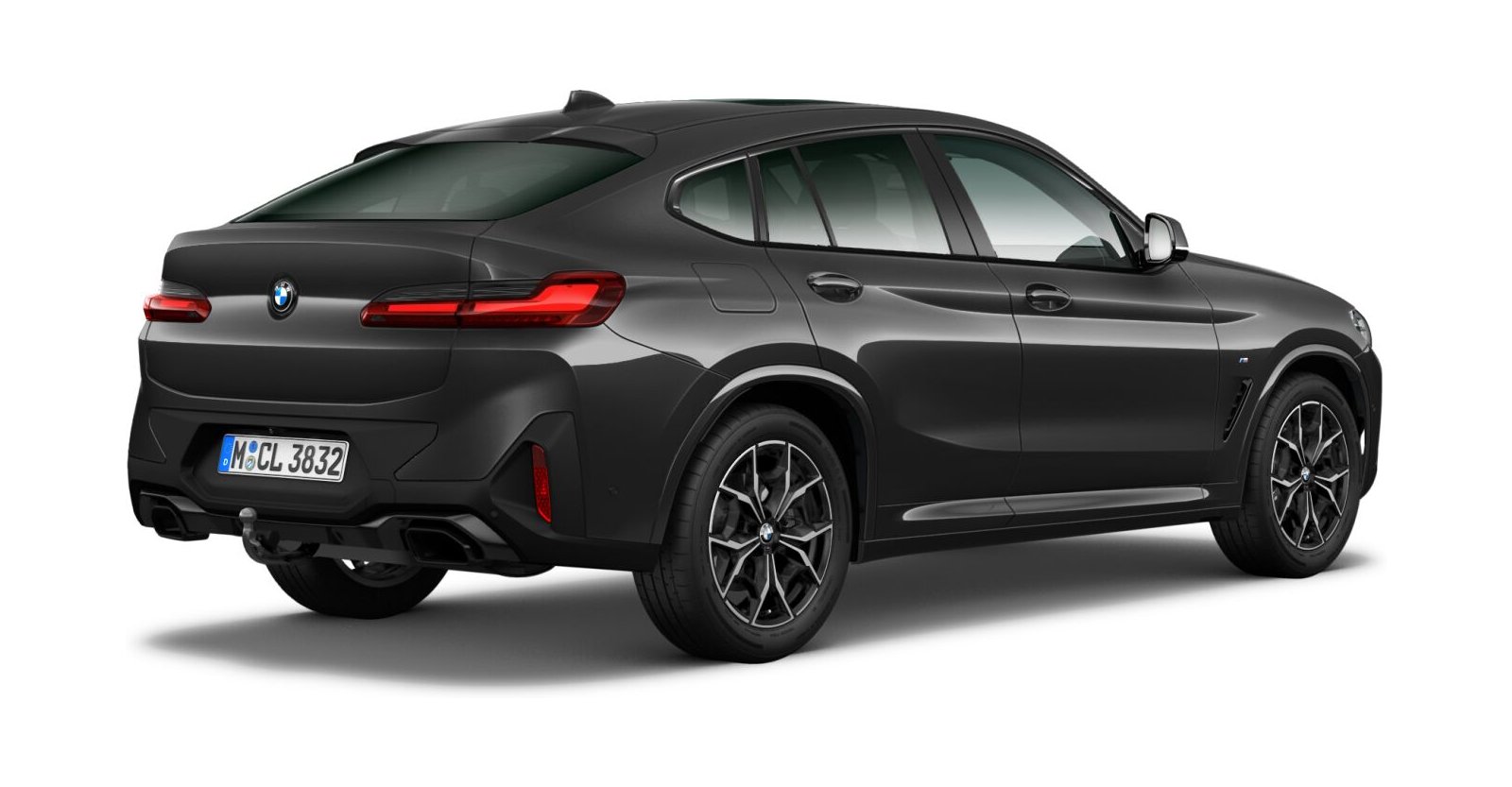 BMW BMW X in Grau von hinten BMW BMW X in Grau von hinten