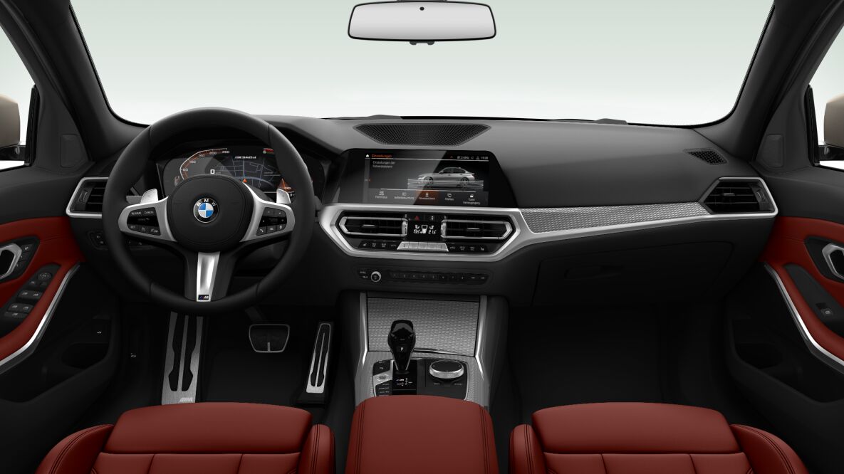 BMW BMW 3er im Innenraum von vorne BMW BMW 3er im Innenraum von vorne