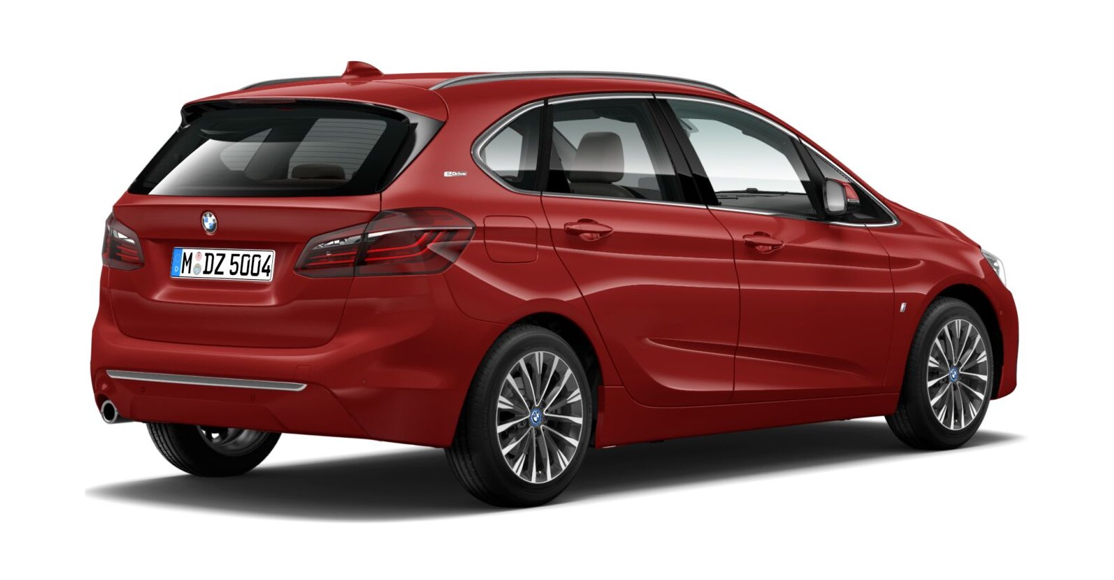 BMW BMW 2er in Rot von hinten BMW BMW 2er in Rot von hinten