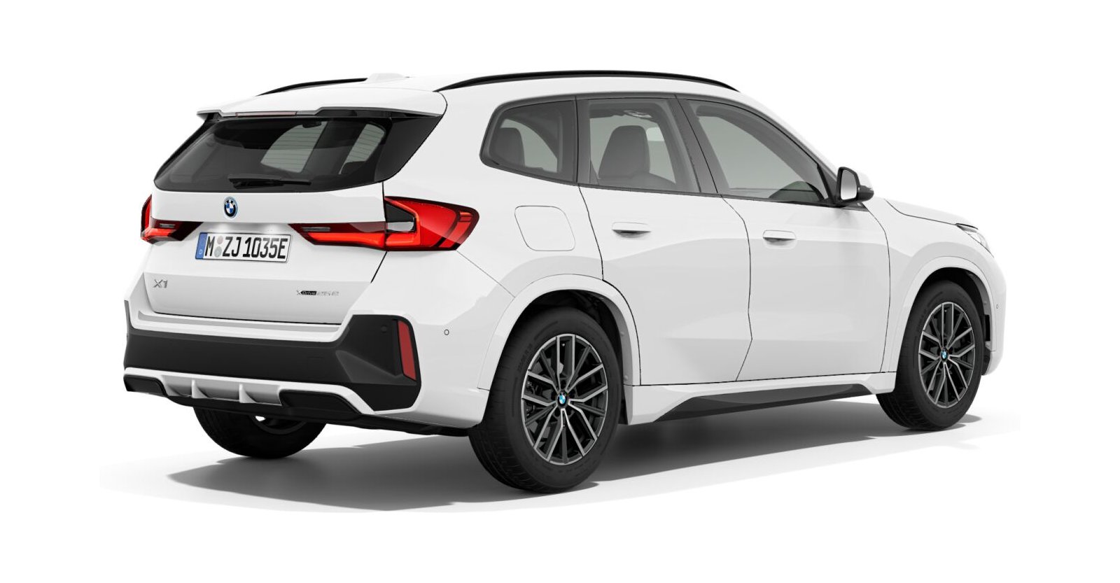 BMW BMW X in Weiß von hinten BMW BMW X in Weiß von hinten