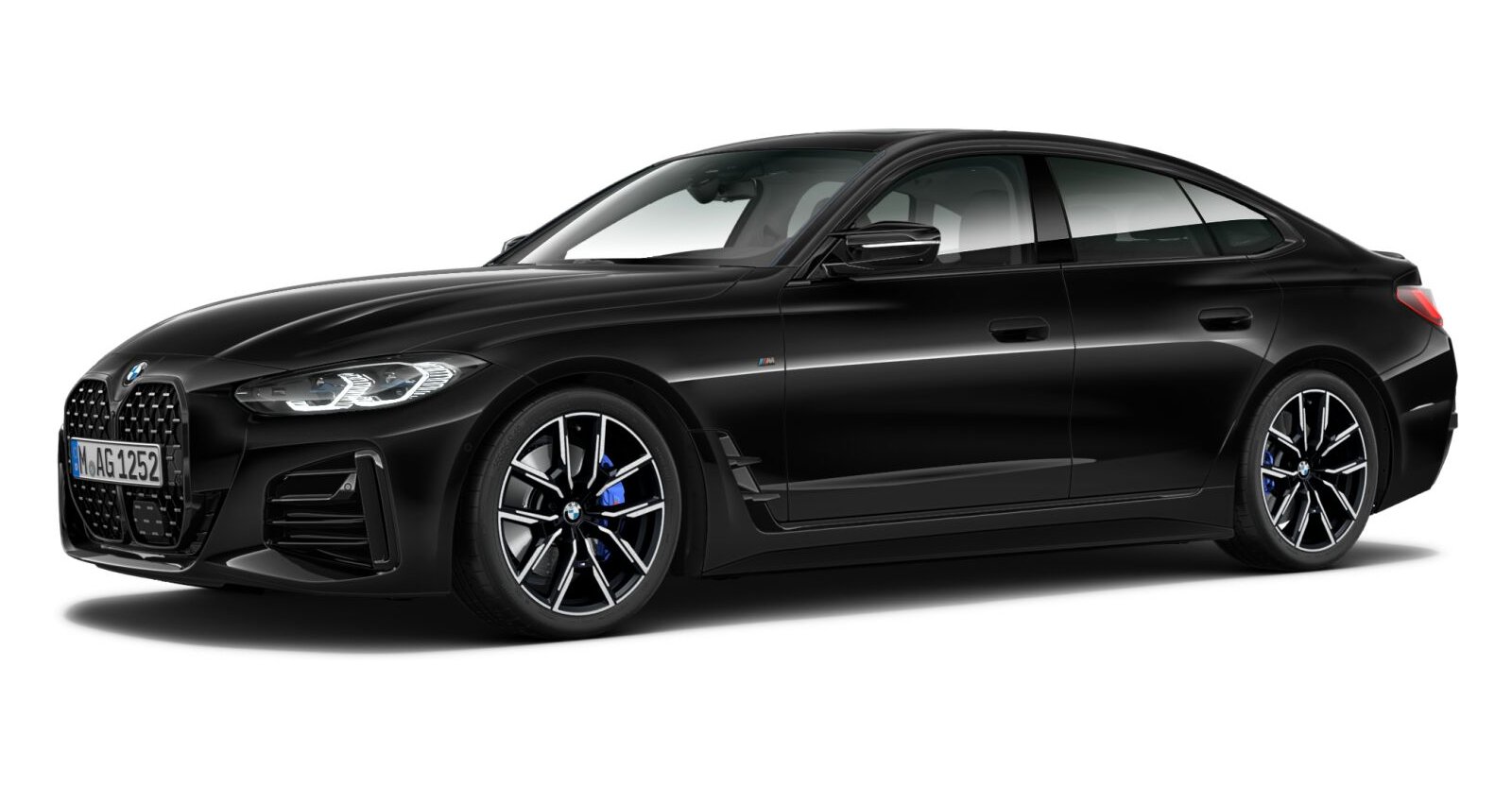 BMW BMW 4er in Schwarz von vorne BMW BMW 4er in Schwarz von vorne