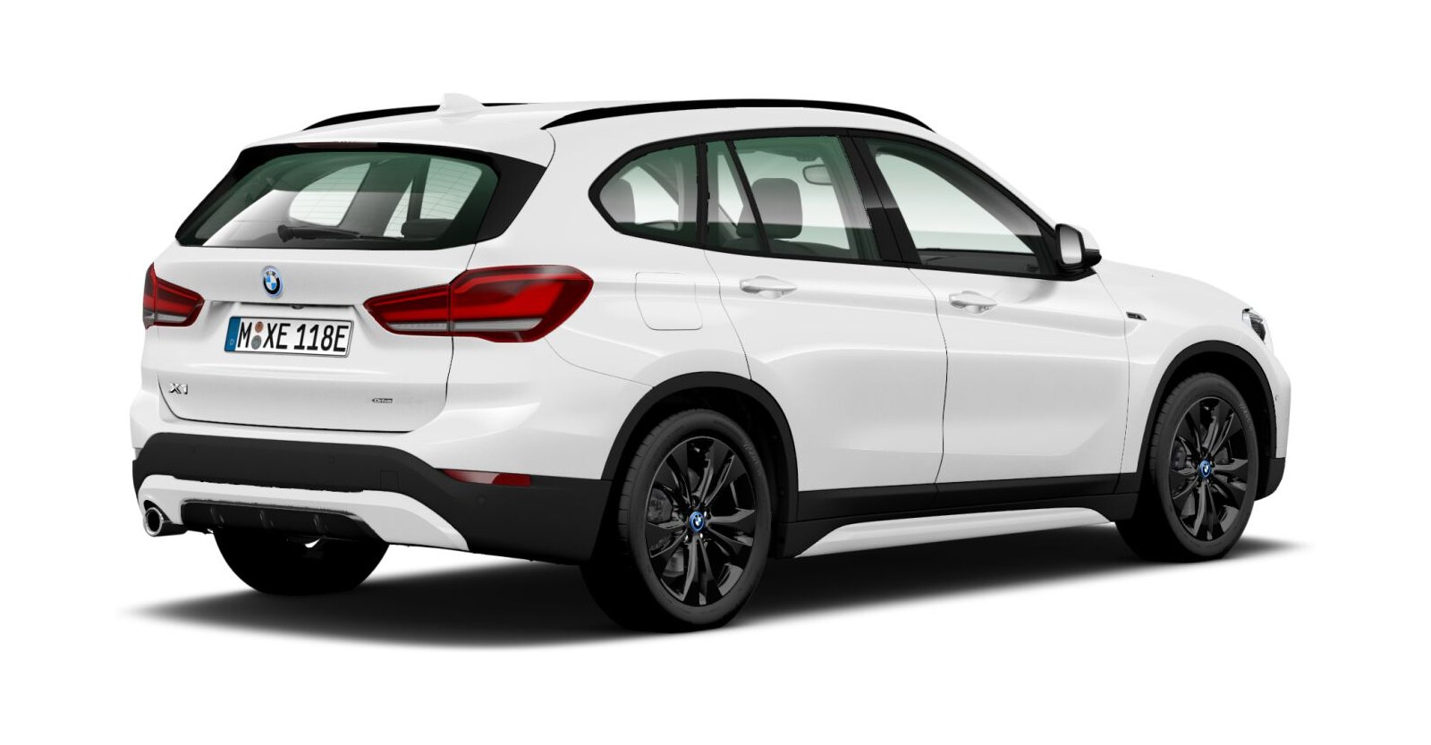 BMW BMW X in Weiß von hinten BMW BMW X in Weiß von hinten
