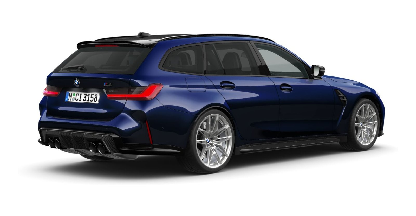 BMW BMW M in Blau von hinten BMW BMW M in Blau von hinten