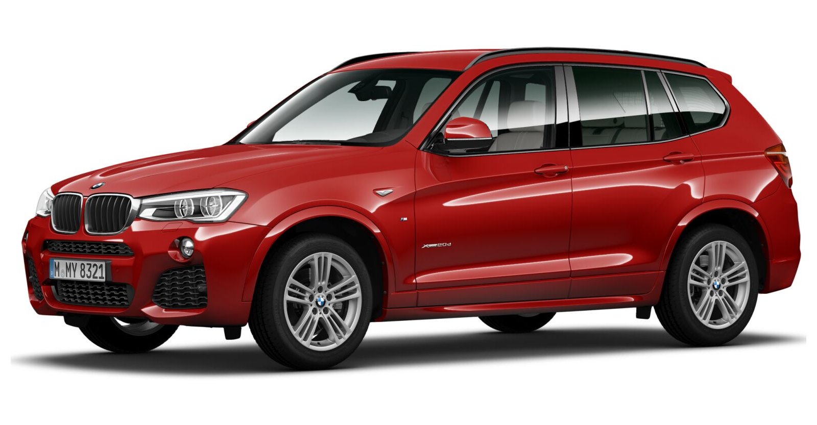 BMW BMW X in Rot von vorne BMW BMW X in Rot von vorne