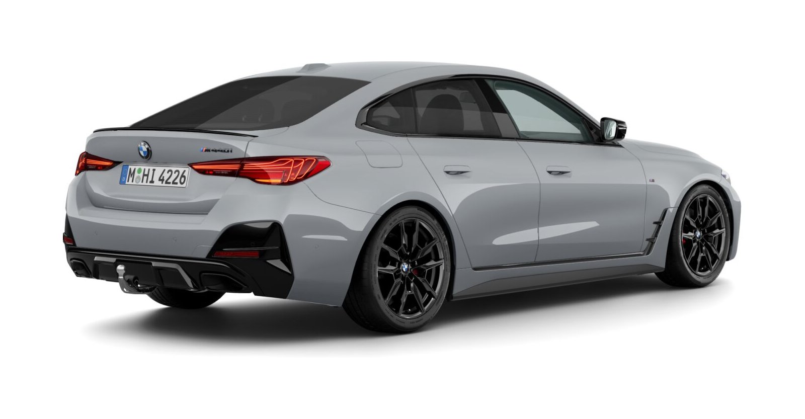 BMW BMW 4er in Grau von hinten BMW BMW 4er in Grau von hinten
