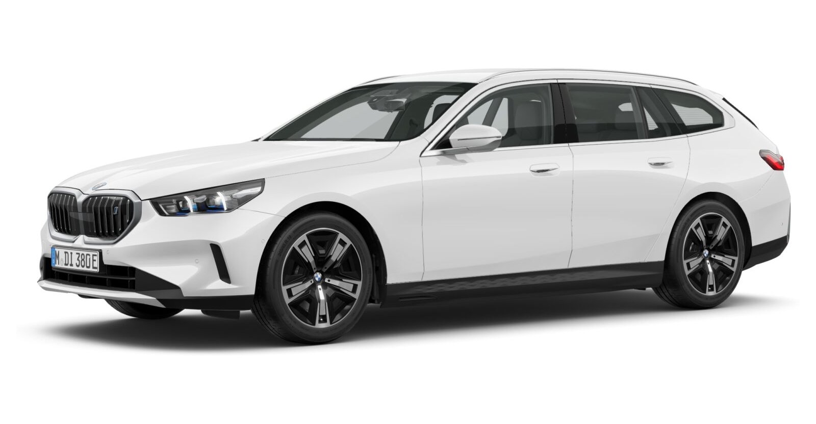 BMW i5 eDrive40 Touring in Weiß von vorne BMW i5 eDrive40 Touring in Weiß von vorne