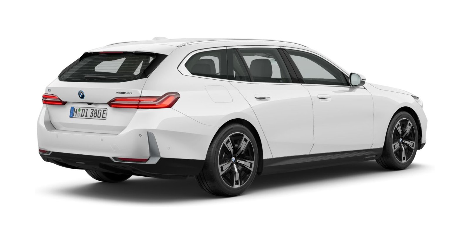 BMW BMW I in Weiß von hinten