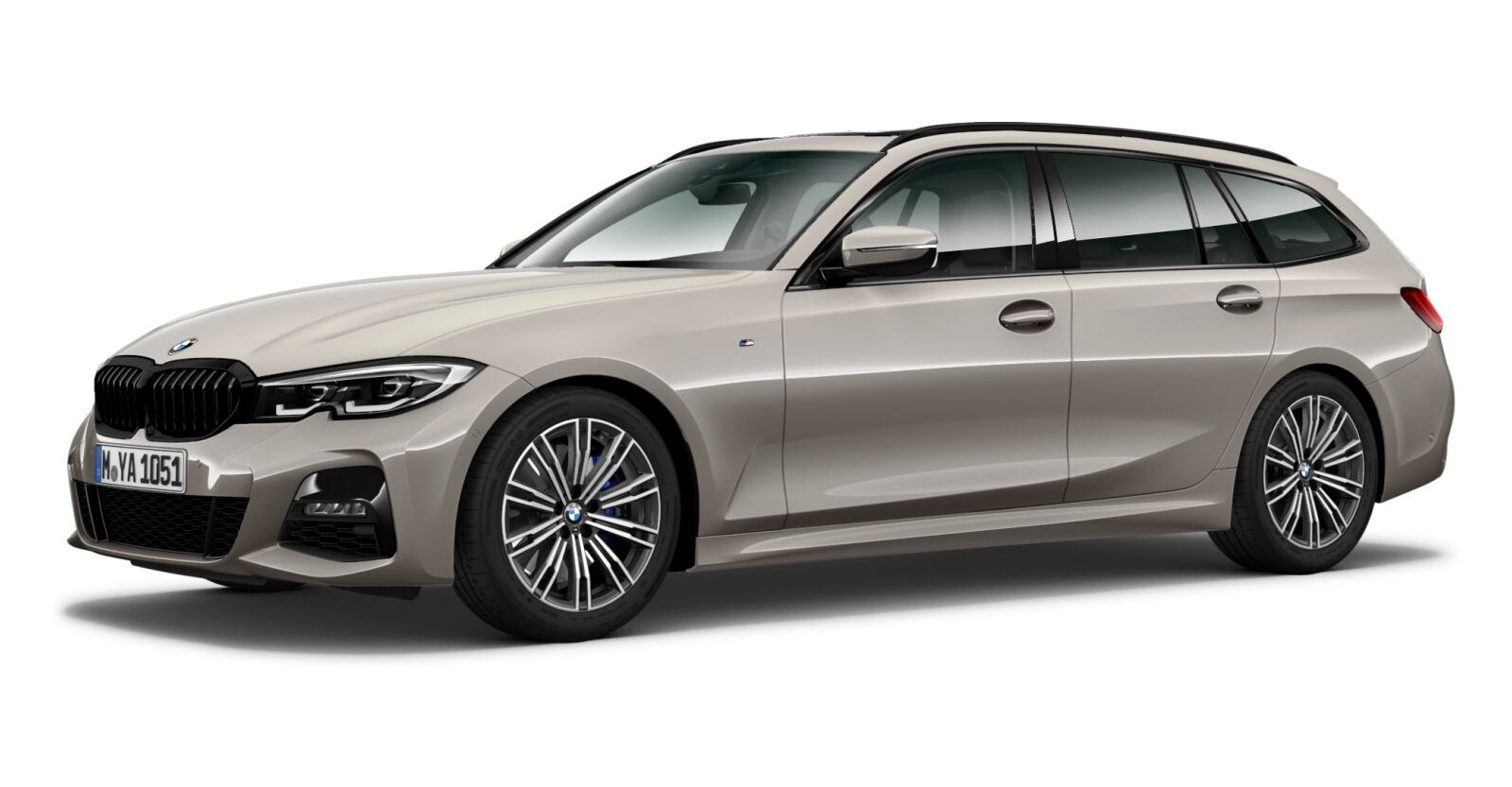 BMW BMW 3er in Grau von vorne BMW BMW 3er in Grau von vorne