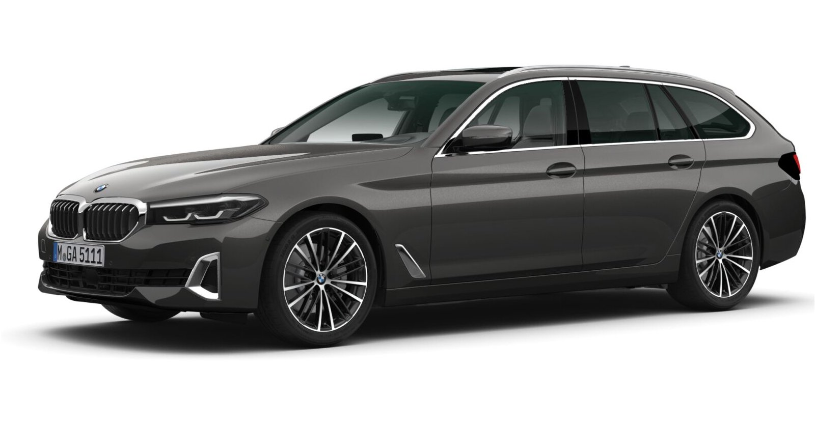 BMW BMW 5er in Grau von vorne BMW BMW 5er in Grau von vorne