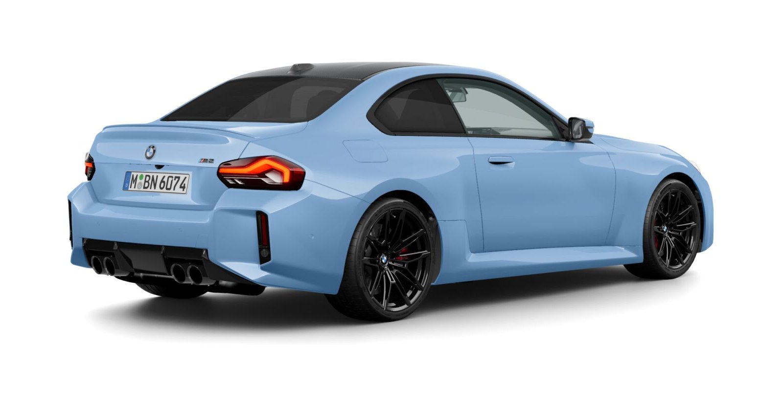 BMW BMW M in Blau von hinten BMW BMW M in Blau von hinten