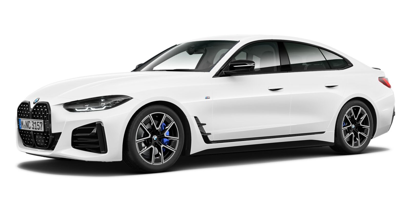 BMW BMW 4er in Weiß von vorne BMW BMW 4er in Weiß von vorne