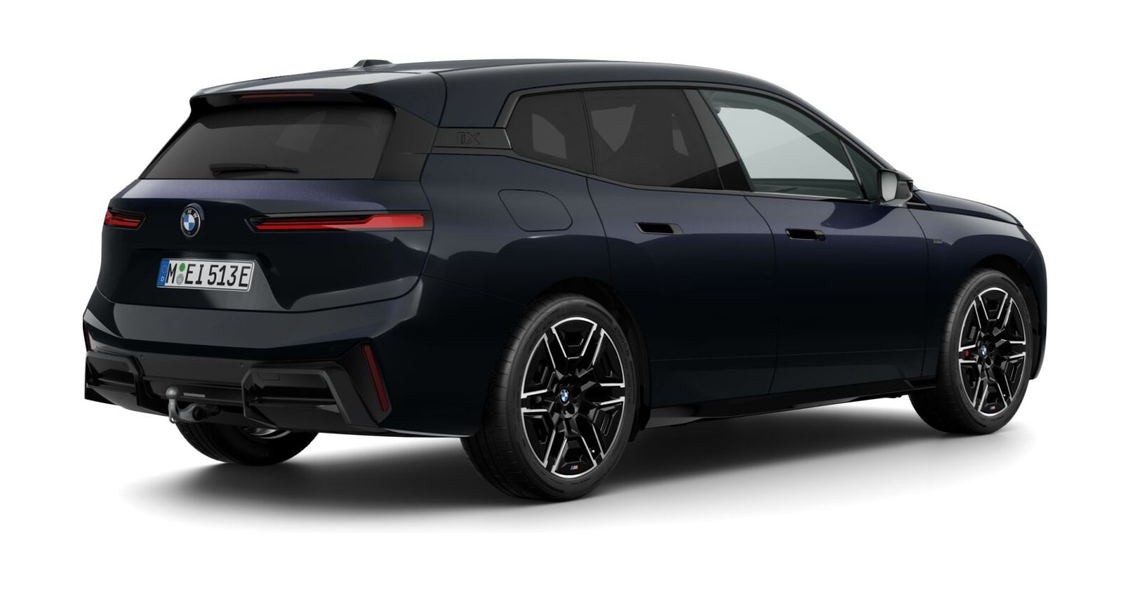BMW BMW I in Schwarz von hinten