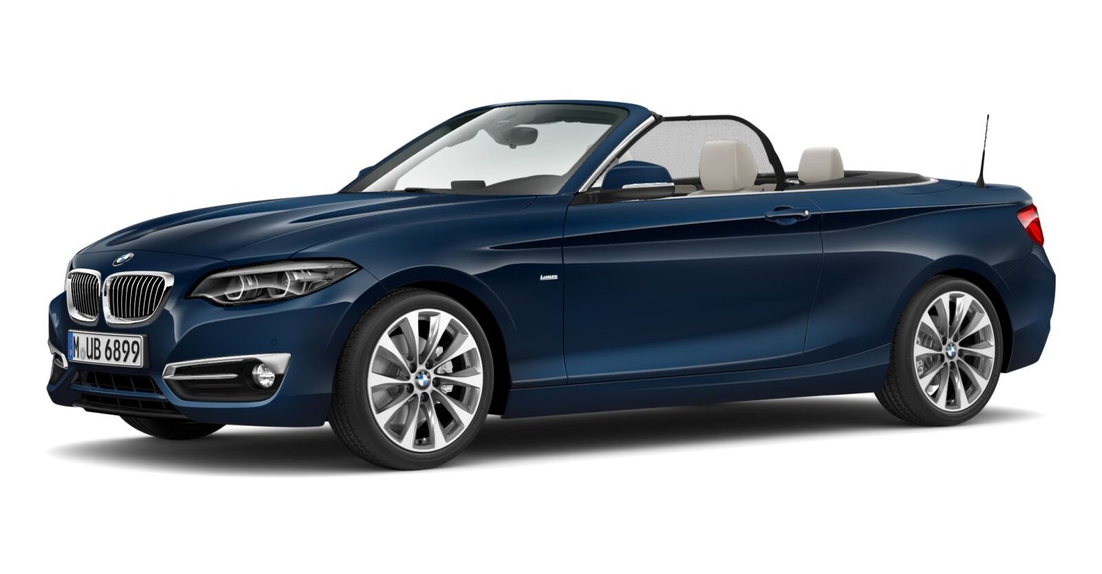 BMW BMW 2er in Blau von vorne BMW BMW 2er in Blau von vorne