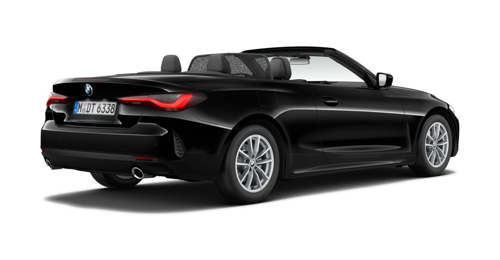 BMW BMW 4er in Schwarz von hinten BMW BMW 4er in Schwarz von hinten